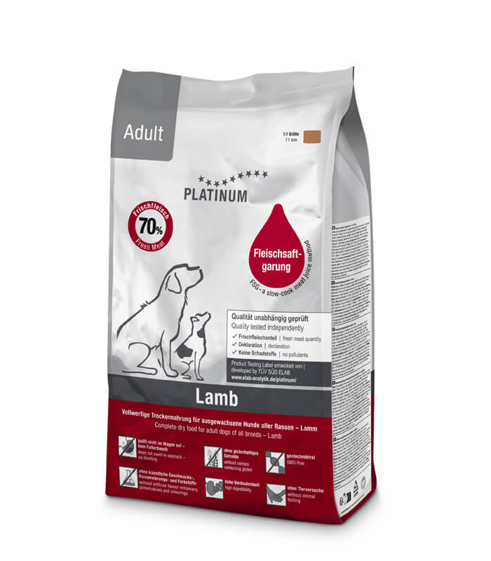 PLATINUM Adult Lamb - suva hrana za pse sa jagnjetinom (1,5kg) PLATINUM Adult Lamb - suva hrana za pse sa jagnjetinom (1,5kg)