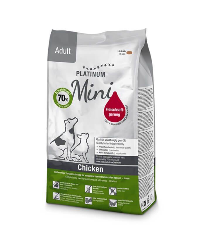 PLATINUM Adult Mini Chicken - suva hrana za male pse sa piletinom (900g) PLATINUM Adult Mini Chicken - suva hrana za male pse sa piletinom (900g)
