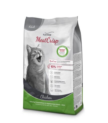 PLATINUM CAT MeatCrisp Adult Chicken - suva hrana za odrasle mačke sa piletinom (1,5kg)