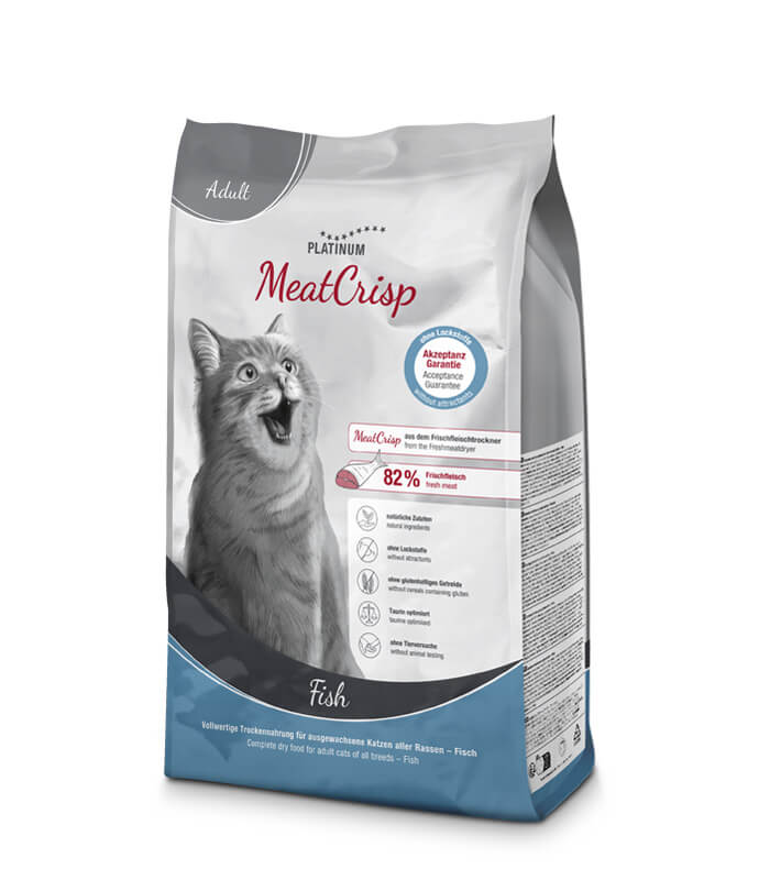 PLATINUM CAT MeatCrisp Adult Fish - suva hrana za odrasle mačke sa ribom (1,5kg) PLATINUM CAT MeatCrisp Adult Fish - suva hrana za odrasle mačke sa ribom (1,5kg)