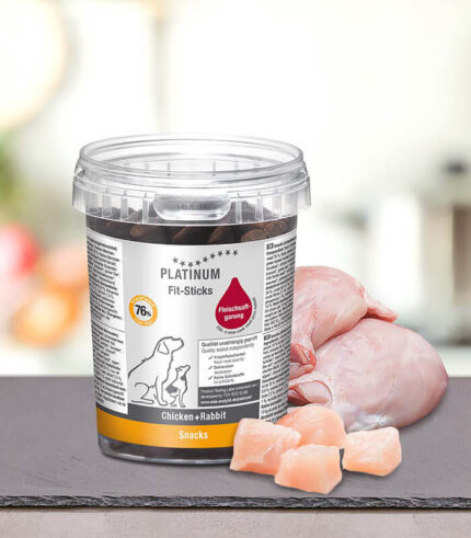 PLATINUM Fit-Sticks Chicken + Rabbit - trening poslastice za pse sa piletinom i zečetinom (300g)
