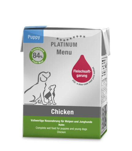 PLATINUM Menu Puppy Chicken - vlažna hrana za štence sa piletinom (185g)