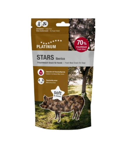 PLATINUM Stars Iberico - trening poslastice za pse sa Iberico svinjetinom (185g)