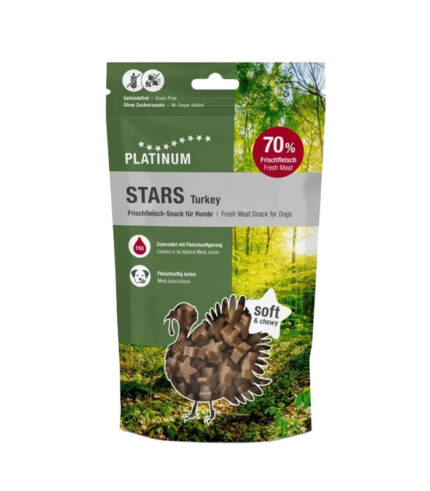 PLATINUM Stars Turkey - trening poslastice za pse sa ćuretinom (185g)