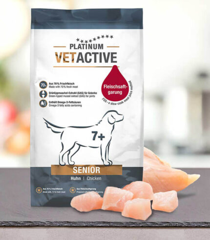PLATINUM VetActive Senior - suva hrana za starije pse sa piletinom (1,5kg, 5kg)