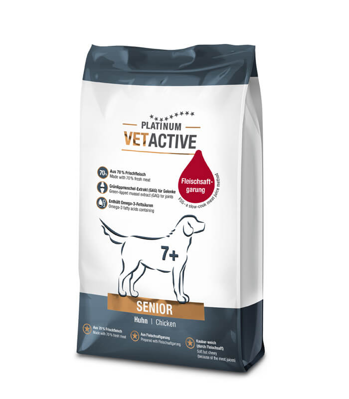 PLATINUM VetActive Senior - suva hrana za starije pse sa piletinom (1,5kg) PLATINUM VetActive Senior - suva hrana za starije pse sa piletinom (1,5kg)
