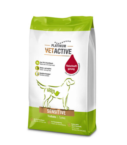 PLATINUM VetActive Sensitive - suva hrana za pse sa ćuretinom za osetljivu probavu (1,5kg)