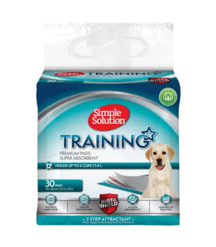 SIMPLE SOLUTION Puppy Training Pads - upijajuće podloge za trening pasa (30 kom)