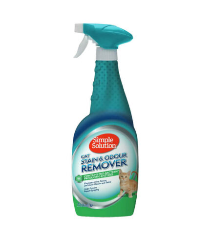 SIMPLE SOLUTION Stain & Odour Remover for Cats - enzimski odstranjivač mrlja i mirisa za mačke (750 ml)