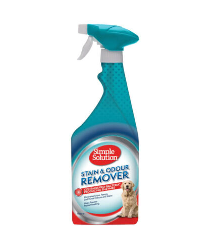 SIMPLE SOLUTION Stain & Odour Remover for Dogs - enzimski odstranjivač mrlja i mirisa za pse (750 ml)