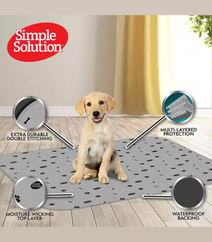SIMPLE SOLUTION Washable Travel Pads Two Pack - perive podloge za pse (86x91 cm, 2 kom)