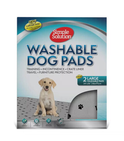 SIMPLE SOLUTION Washable Travel Pads Two Pack - perive podloge za pse (86x91 cm, 2 kom)