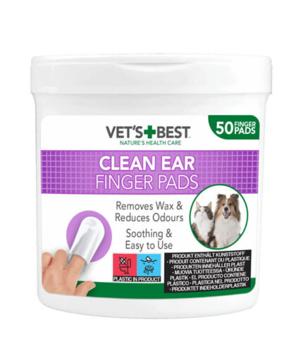 VET’S BEST Clean Ear Finger Pads - maramice za čišćenje ušiju za pse (50 kom)