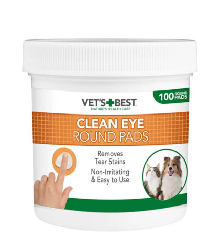 VET’S BEST Clean Eye Round Pads - maramice za čišćenje očiju za pse i mačke (100 kom)