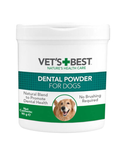 VET’S BEST Dental Powder for Dogs - dentalni prah za pse (90g)