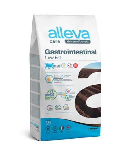 ALLEVA Care Veterinary Line Adult Gastrointestinal Low Fat - dijetetska hrana za pse za digestivnu podršku i nizak unos masti (2kg)