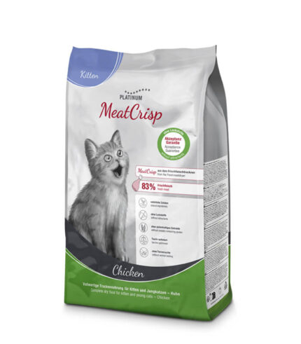 PLATINUM CAT MeatCrisp Kitten Piletina - suva hrana za mačiće (1.5kg)
