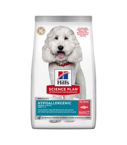 Hill’s Science Plan Adult Hypoallergenic - hrana za odrasle pse srednjih rasa sa lososom (12kg)