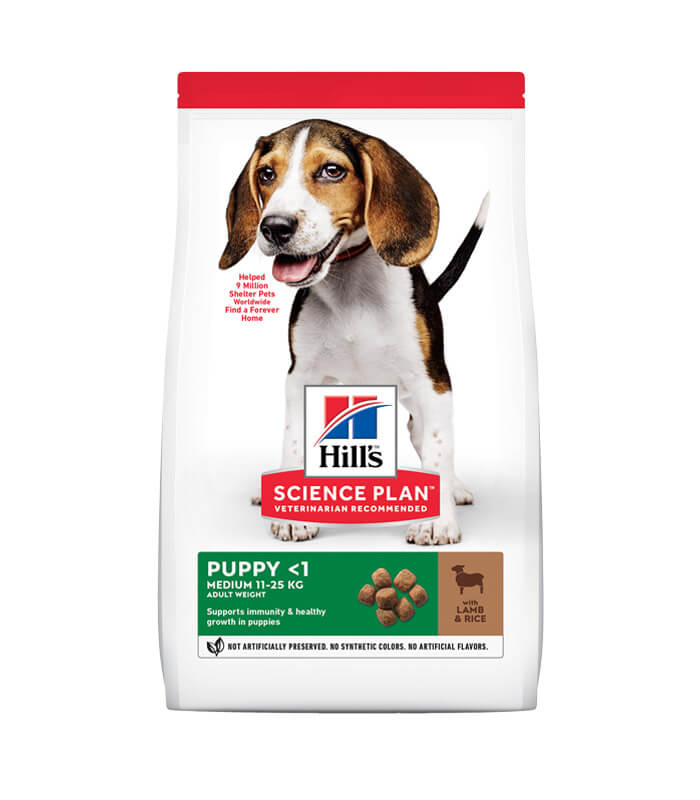Hill’s Science Plan Medium Puppy - hrana za štence srednjih rasa sa jagnjetinom i pirinčem (2.5kg, 14kg) Hill’s Science Plan Medium Puppy - hrana za štence srednjih rasa sa jagnjetinom i pirinčem (2,5kg, 14kg) - Slika 1