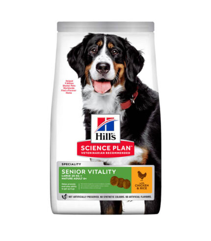 Hill’s Science Plan Senior Vitality Large Breed Mature Adult - hrana za starije pse velikih rasa sa piletinom i pirinčem (14kg)