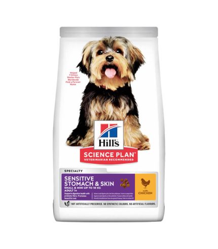 Hill’s Science Plan Sensitive Stomach & Skin Adult Small & Mini - hrana za odrasle pse malih rasa sa piletinom (1.5kg, 6kg)