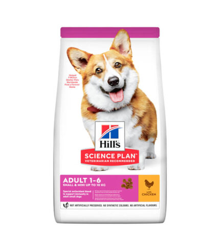 Hill’s Science Plan Small & Mini Adult - hrana za odrasle pse malih rasa sa piletinom (1.5kg, 6kg, 10kg)