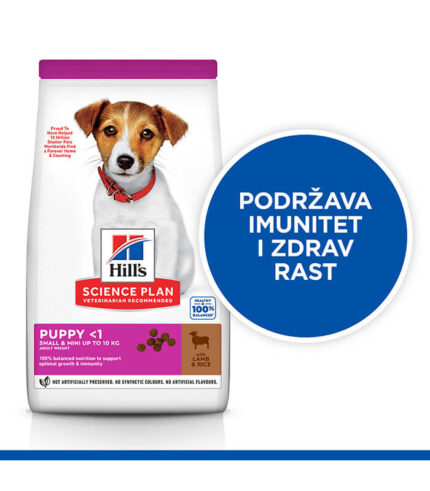 Hill’s Science Plan Small & Mini Puppy - hrana za štence malih rasa sa jagnjetinom i pirinčem (1.5kg, 6kg)