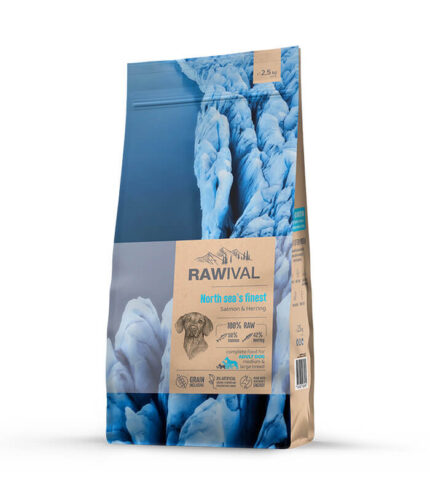RAWIVAL North Sea’s Finest Adult Dog Medium & Large Breed - losos i haringa za odrasle pse 2.5kg