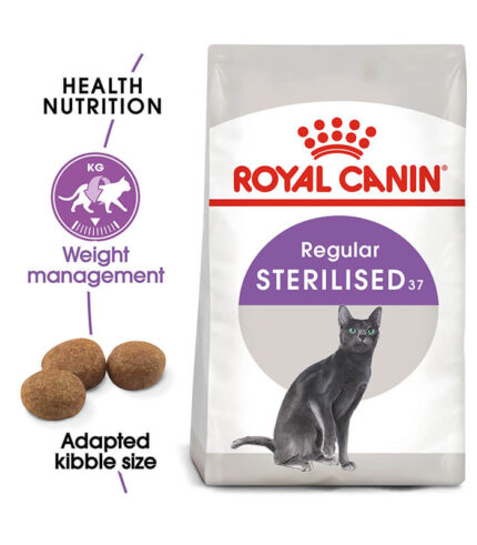 ROYAL CANIN Sterilised 37 - hrana za sterilisane mačke sklone gojenju (400g, 2kg, 4kg, 10kg)