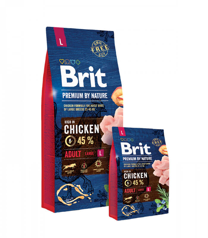 Brit Premium by Nature Adult L - hrana za odrasle pse velikih rasa sa piletinom Brit Premium by Nature Adult L - hrana za odrasle pse velikih rasa sa piletinom