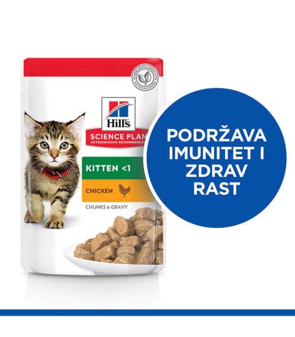 Hill’s Science Plan Kitten - vlažna hrana za mačiće sa piletinom (85g x 12kom)