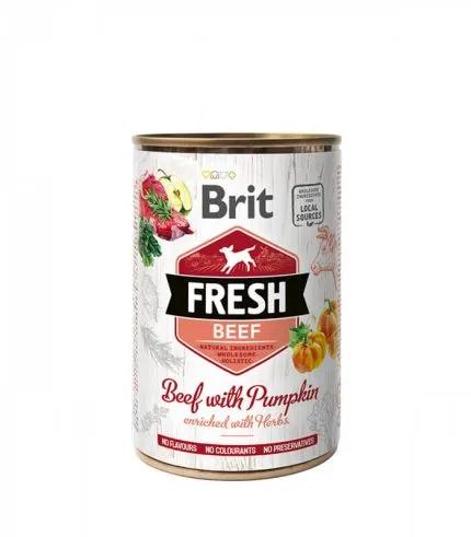 Brit Fresh Beef with Pumpkin - vlažna hrana za pse sa govedinom i bundevom (400g)