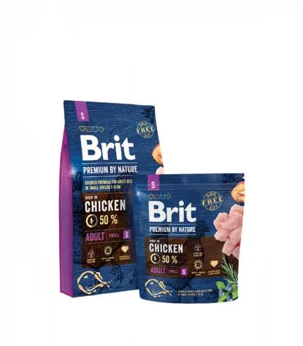 Brit Premium by Nature Adult S - hrana za odrasle pse malih rasa sa piletinom