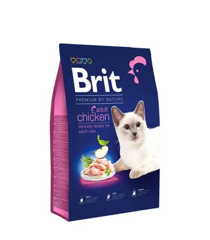 Brit Premium by Nature Cat Adult Chicken - hrana za odrasle mačke sa piletinom