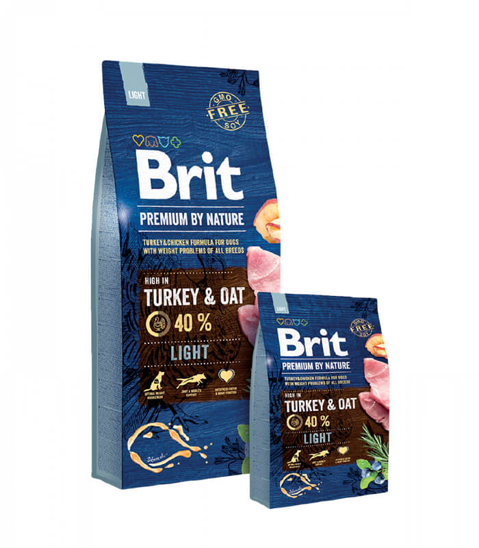 Brit Premium by Nature Light - hrana za pse sa ćuretinom i ovsom za regulaciju telesne težine Brit Premium by Nature Light - hrana za pse sa ćuretinom i ovsom za regulaciju telesne težine