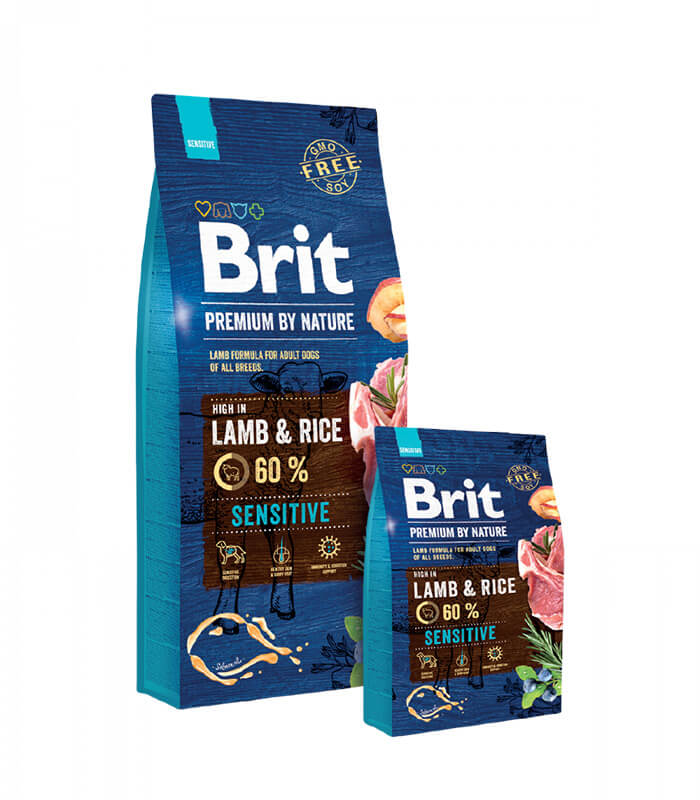 Brit Premium by Nature Sensitive Lamb - hrana sa jagnjetinom za odrasle pse sa osetljivim varenjem Brit Premium by Nature Sensitive Lamb - hrana sa jagnjetinom za odrasle pse sa osetljivim varenjem