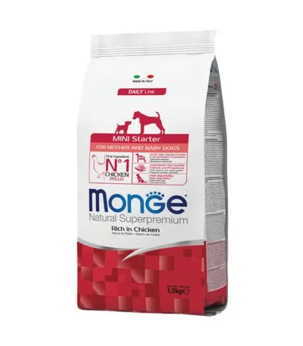 MONGE Starter Mini - hrana za štence i majke sa piletinom (1.5kg)