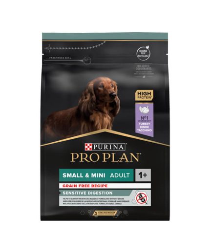 PURINA PRO PLAN Sensitive Digestion Grain Free Small & Mini Adult Turkey - hrana za odrasle pse malih rasa sa ćuretinom (2.5kg, 7kg)