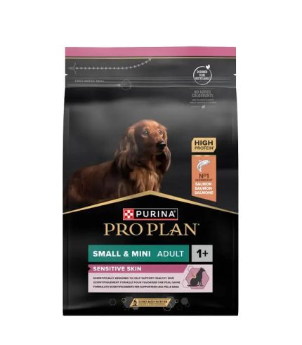 PURINA PRO PLAN Sensitive Skin Small & Mini Adult Salmon - hrana za odrasle pse malih i veoma malih rasa sa lososom (700g, 3kg, 7kg)