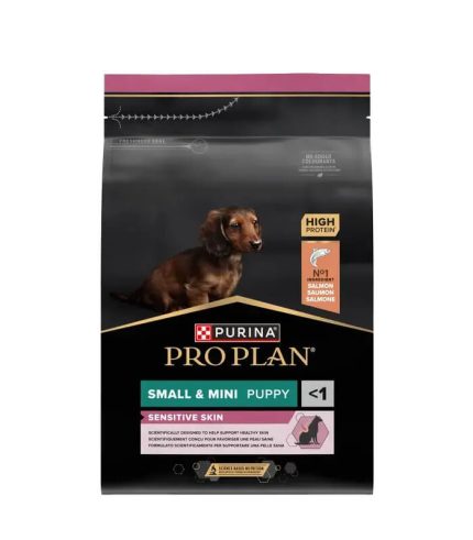 PURINA PRO PLAN Sensitive Skin Small & Mini Puppy Salmon - hrana za štence malih i veoma malih rasa sa lososom (3kg)